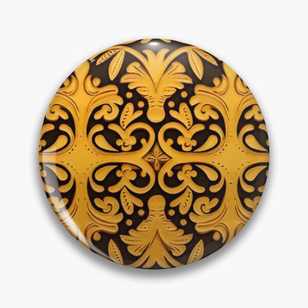 Item preview, Gold and Black Russian Fairytale Art Design, Hohloma Inspired, Flowers, Feathers, Firebird designed and sold by MiracleROLArt.