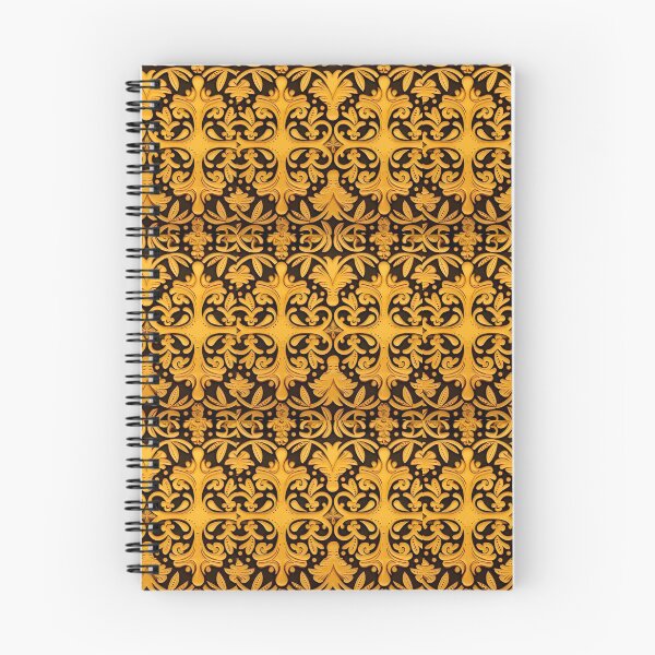 Item preview, Gold and Black Russian Fairytale Art Design, Hohloma Inspired, Flowers, Feathers, Firebird designed and sold by MiracleROLArt.
