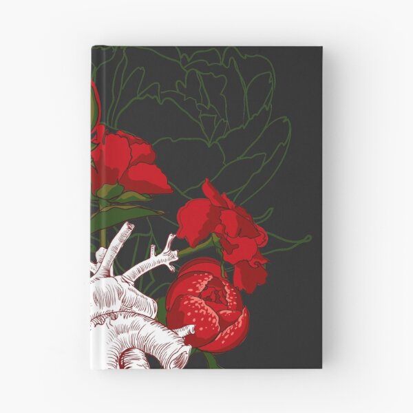 Item preview, drawing Human heart with flowers designed and sold by Olga Berlet.