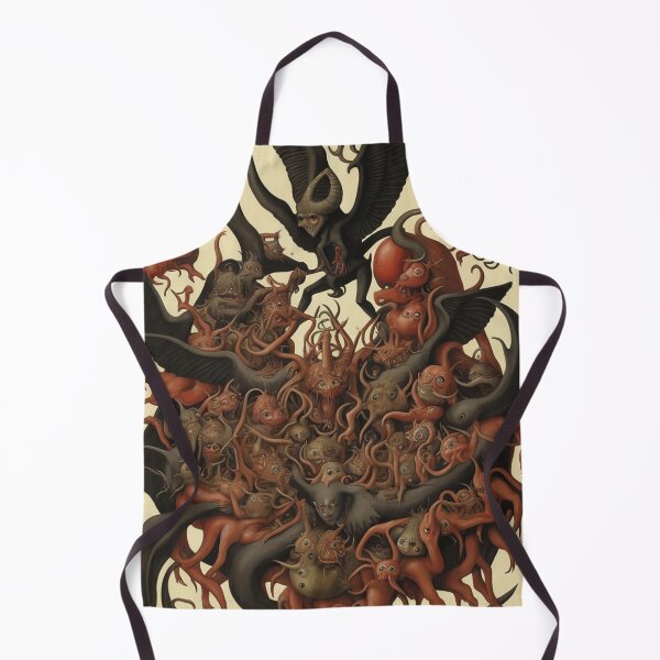 Item preview, The Denizens of Hell - after Hieronymus Bosch designed and sold by Vintage Designs +.