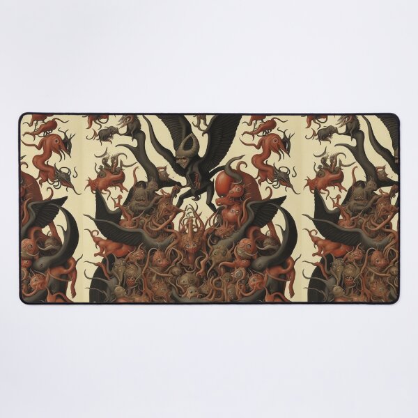Item preview, The Denizens of Hell - after Hieronymus Bosch designed and sold by Vintage Designs +.