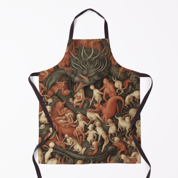 Item preview, The Denizens of Hell - after Hieronymus Bosch designed and sold by Vintage Designs +.