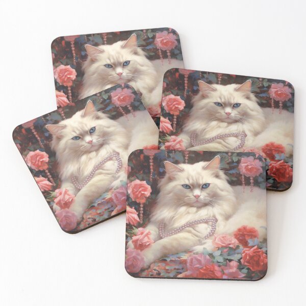Item preview, Luxe Ragdoll Cat Art designed and sold by Nocturne  Paws.