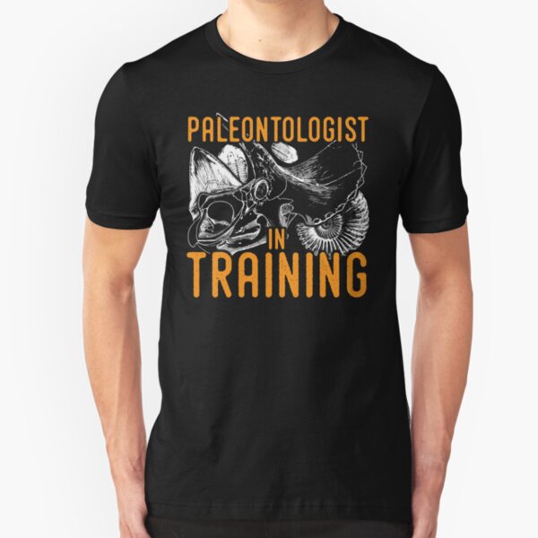 Paleontology tshirt - Paleontologist in training Slim Fit T-Shirt