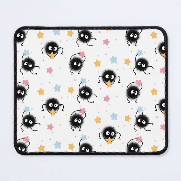 Item preview, 3 little soot ghosts with colorful stars designed and sold by GingerandMilk.