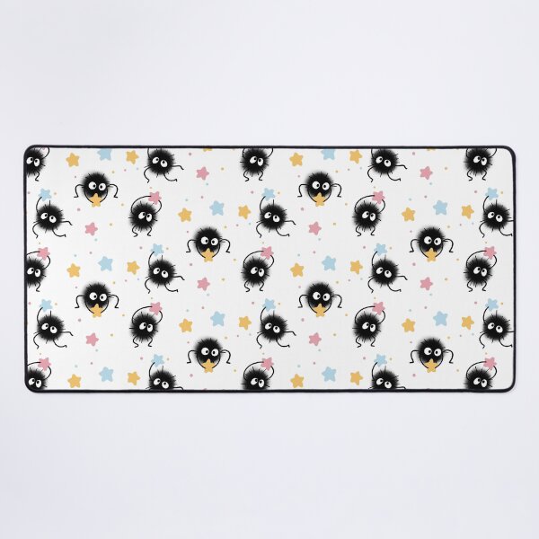 Item preview, 3 little soot ghosts with colorful stars designed and sold by GingerandMilk.