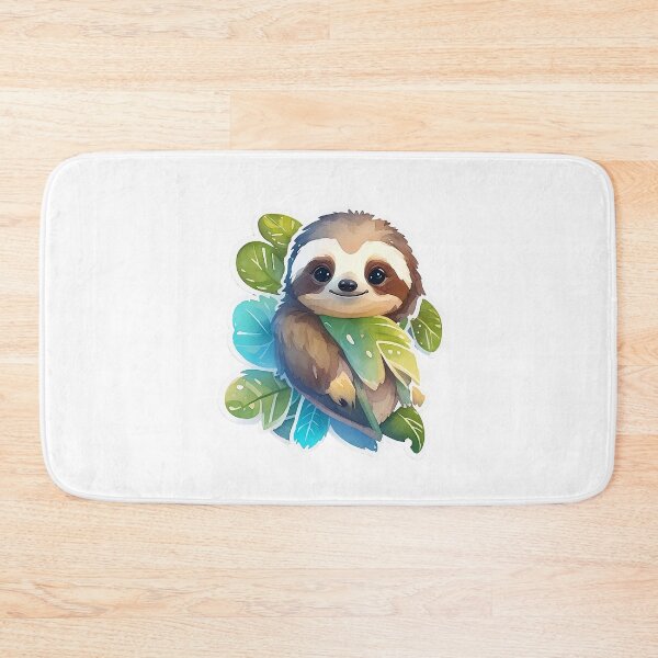 Item preview, Cute Sloth Sticker Animal Digital Clipart designed and sold by PrintfulClipart.