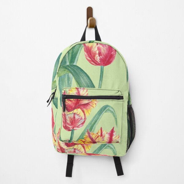 Item preview, Watercolour Yellow Parrot Tulips Botanical Flower Illustration designed and sold by Farida Greenfield.
