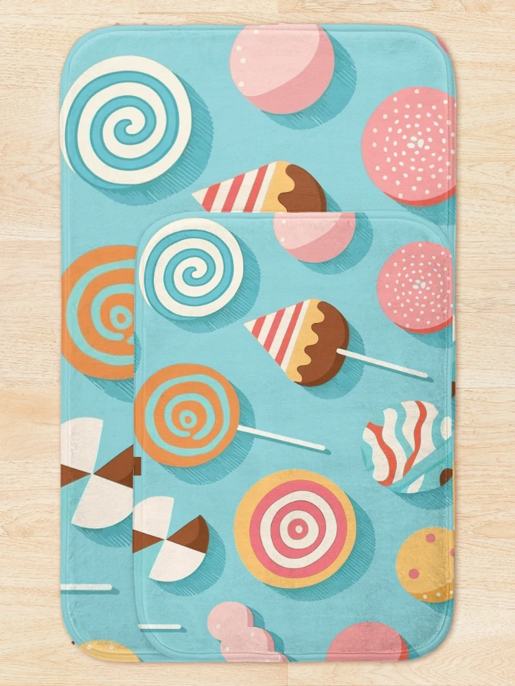 Thumbnail 5 of 6, Bath Mat, Choco Pattern designed and sold by Amir Faysal.