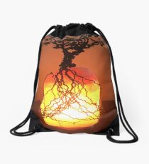 Tree lamp Drawstring Bag