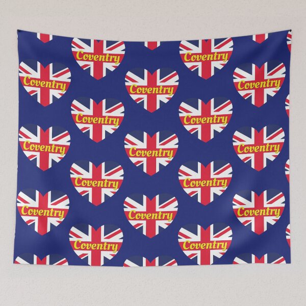 Item preview, Coventry England UK British Union Flag Heart - Coventry designed and sold by aiyana-cornell.