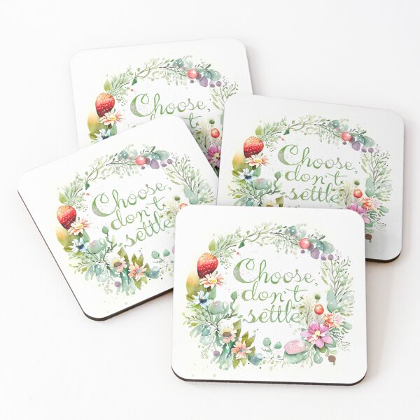 Item preview, Choose, don't settle watercolor painting designed and sold by Andreja's shop.