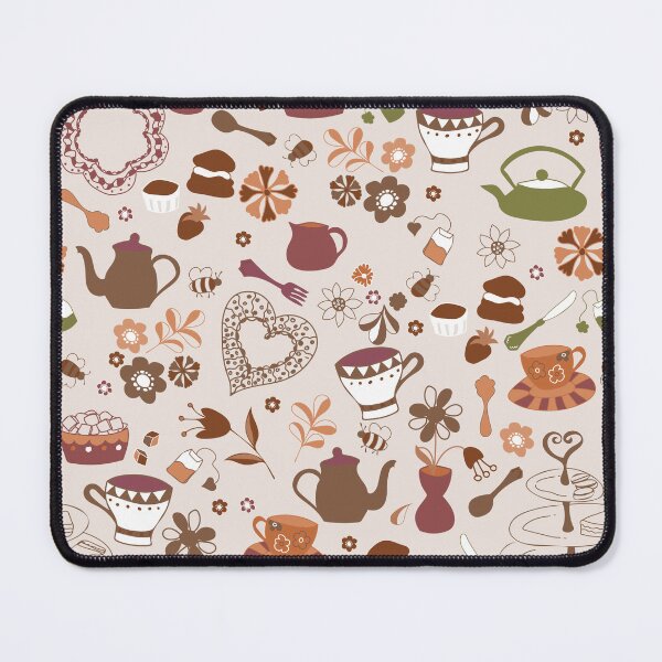 Item preview, Afternoon Tea in Beige and Terracotta designed and sold by HugsAndPrints.