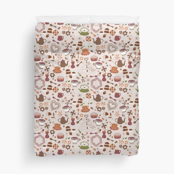 Item preview, Afternoon Tea in Beige and Terracotta designed and sold by HugsAndPrints.