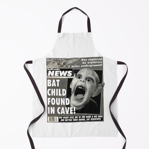 Item preview, Bat Boy Classic Vintage Retro Supermarket Tabloid Cover Design designed and sold by CoupleCrafters.
