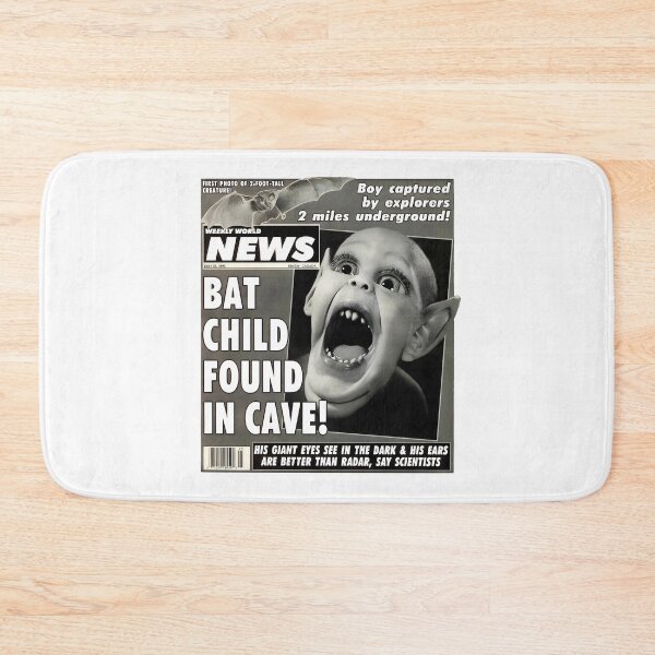 Item preview, Bat Boy Classic Vintage Retro Supermarket Tabloid Cover Design designed and sold by CoupleCrafters.
