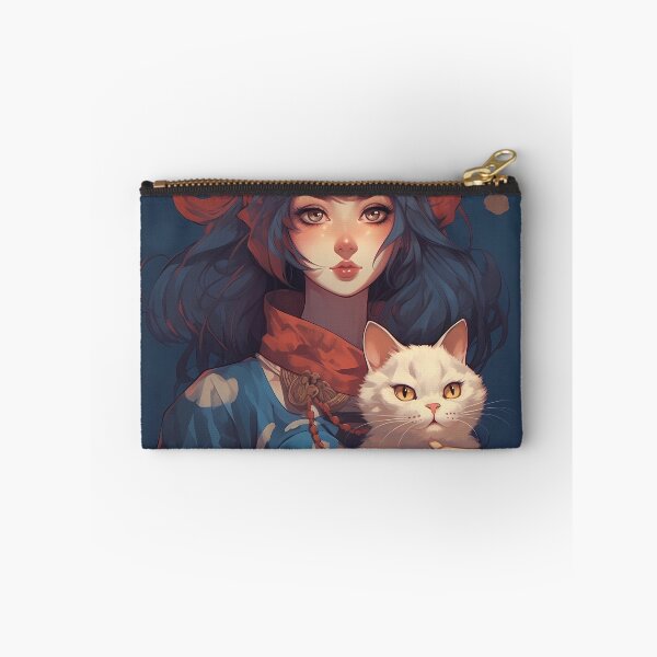 Item preview, Cat with Woman designed and sold by KateAndersonLTD.