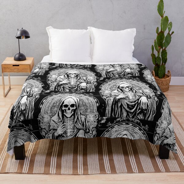 Item preview, santa muerte obscuro black white no.2 designed and sold by offline24.