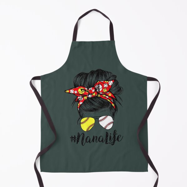 Item preview, Nana Life Messy Bun Hair Softball Baseball Mother's Day designed and sold by rxaldabjoxr38.