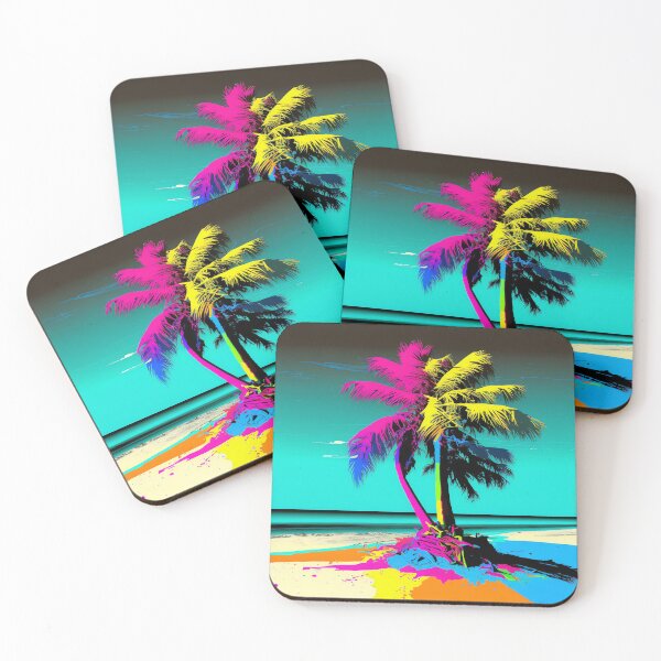 Item preview, Beach Life - Palm Tree On Beach - Pop Art style designed and sold by Beso75.
