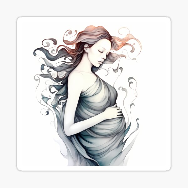 Item preview, Blossoming Maternity: Watercolor Collection designed and sold by DreamBlazeStu.
