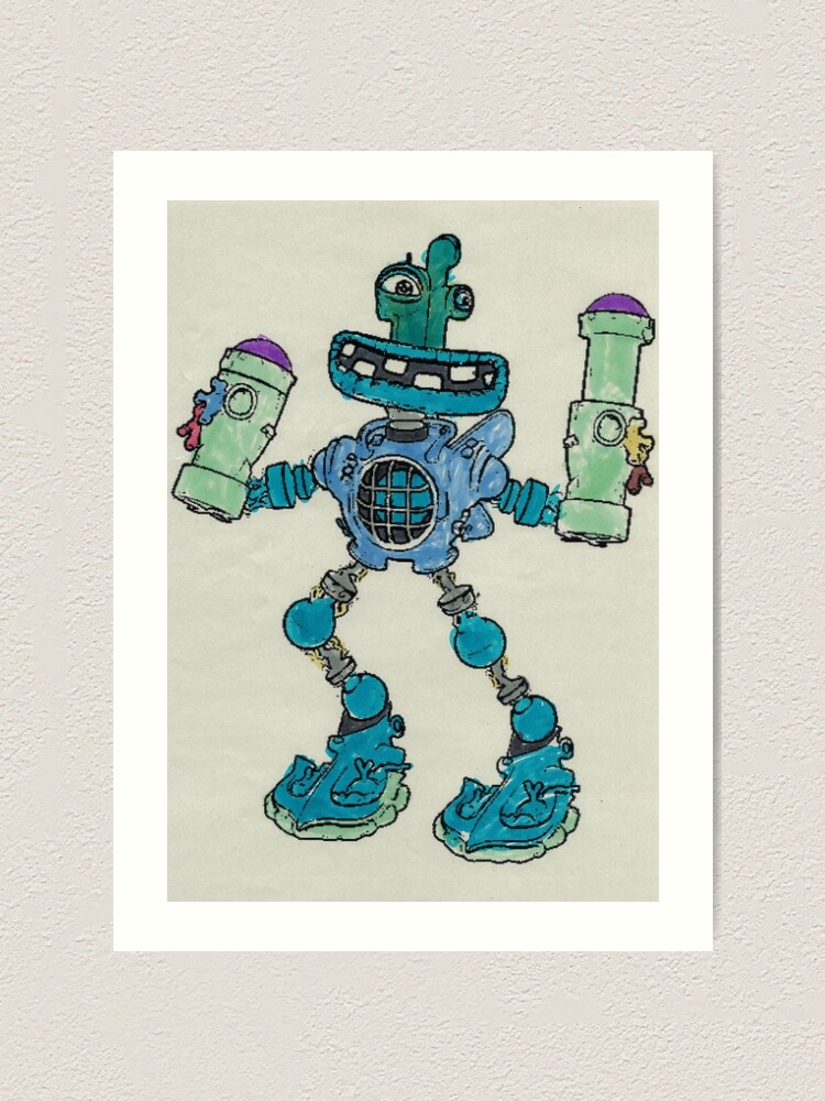 Wubbox Monster Photographic Print for Sale by DrawForFunYt