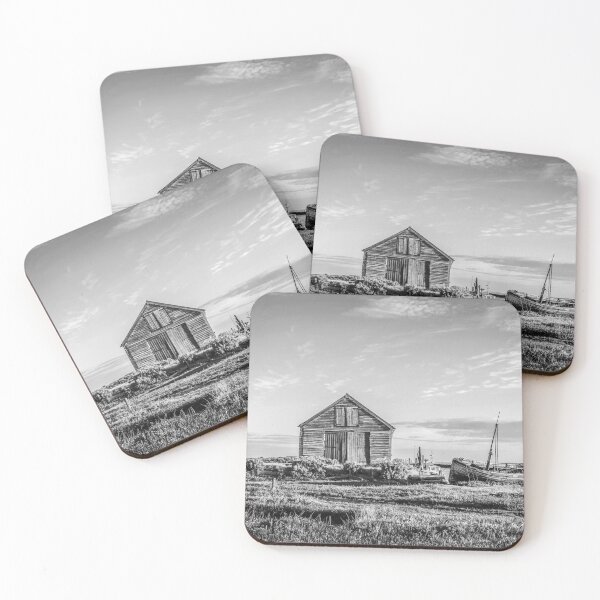 Item preview, The Coal Barn at Thornham Staithe Black and White designed and sold by Jim Key.