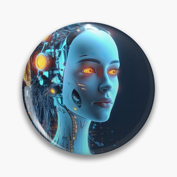 Aperçu de l'œuvre Cyber Girl - Oeuvre futuriste créée et vendue par Visual-Elixir.