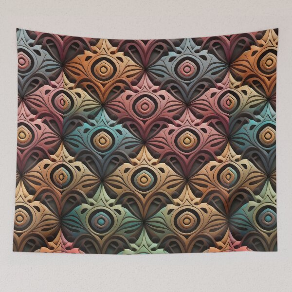 Item preview, Decorative seamless ornament patterns art designed and sold by digitalartlb.