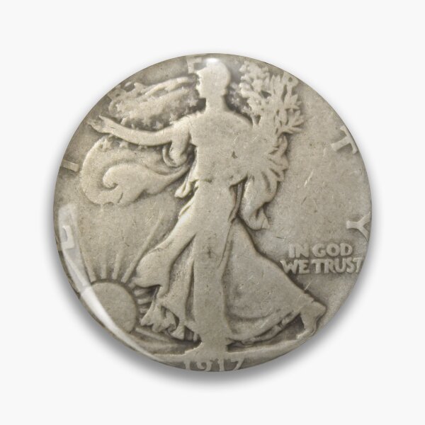 Item preview, 1917 Walking Liberty Half Dollar designed and sold by coinsxcrochet.
