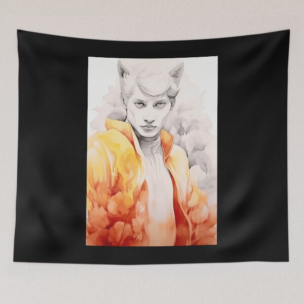 Item preview, Mystic Fusion: Watercolor Wolf Man Hybrid Collection designed and sold by DreamBlazeStu.