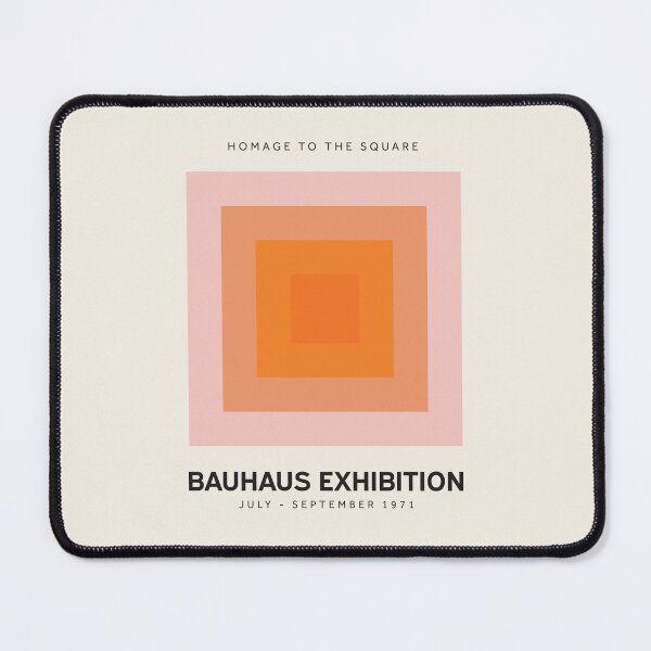 Item preview, Homage To The Square Bauhaus Exhibition Orange designed and sold by ahumbleconcept.