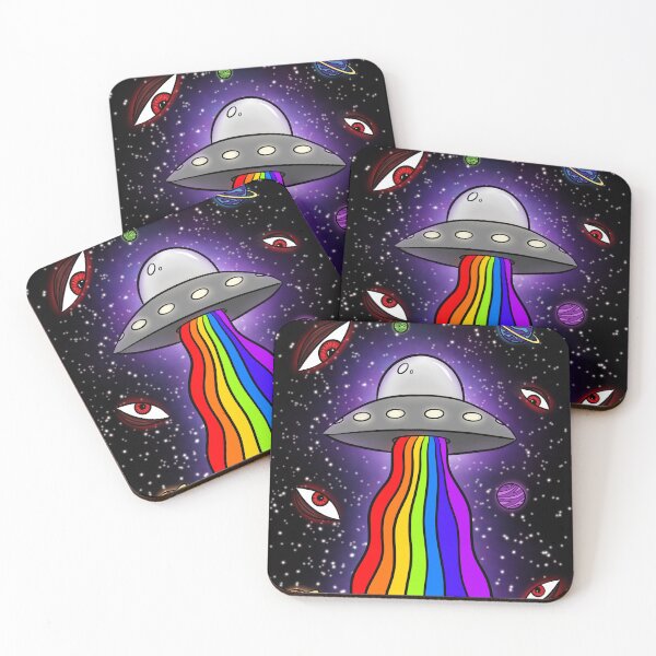 Item preview, OVNI Trippy , Arte Espacial , Arte Extraño designed and sold by DelylahCreates.