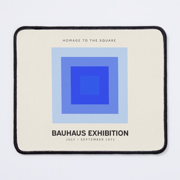 Item preview, Homage To The Square Bauhaus Exhibition Blue designed and sold by ahumbleconcept.