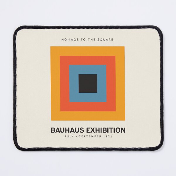 Artikelvorschau, Hommage an das Quadrat Bauhaus Ausstellung Bauhausfarben entworfen und verkauft von ahumbleconcept.