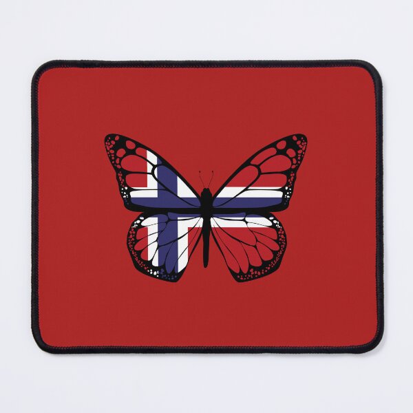 Item preview, Butterfly | Norwegian flag designed and sold by DerSenat.