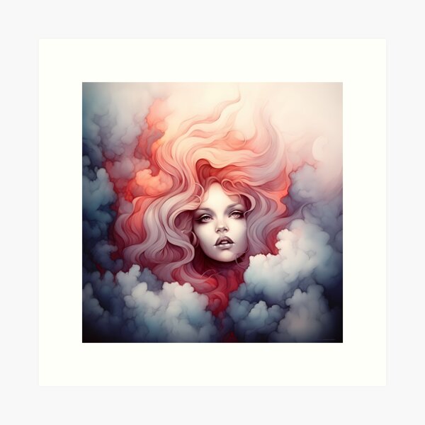 Aperçu de l'œuvre Enchantement éthéré : Collection Vibrant Vapor Art créée et vendue par DreamBlazeStu.