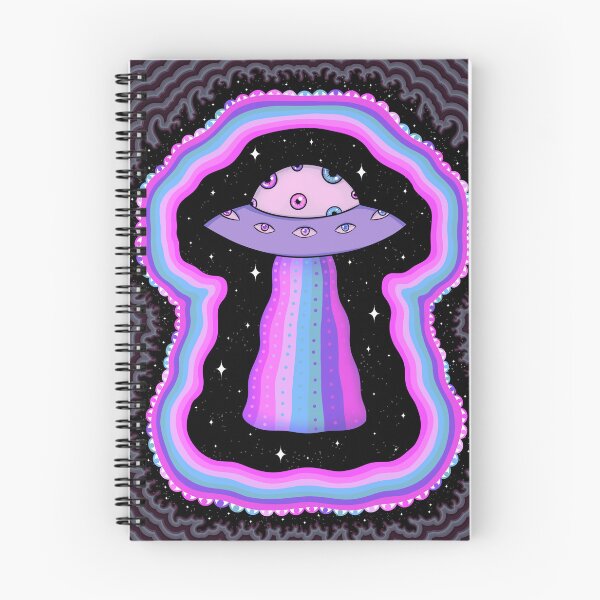 Aperçu de l'œuvre Art Trippy, OVNI, Art Bizarre, Art Psychédélique, Géométrie Sacrée créée et vendue par DelylahCreates.