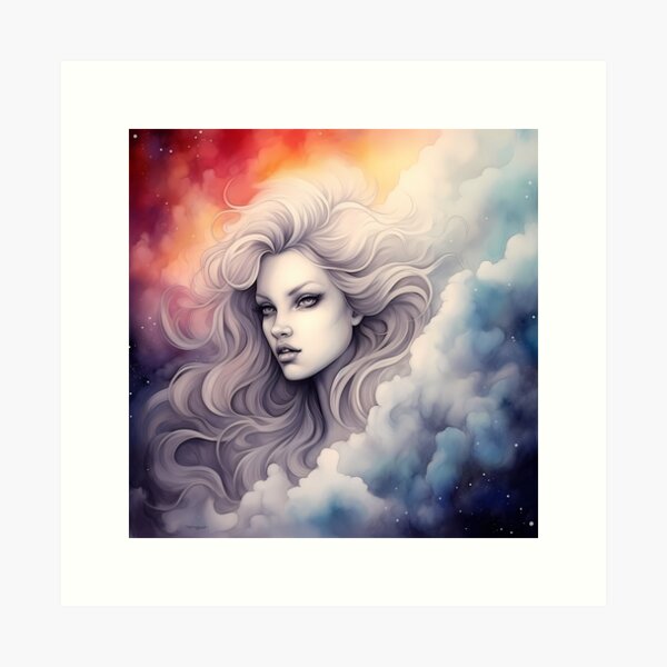 Aperçu de l'œuvre Enchantement éthéré : Collection Vibrant Vapor Art créée et vendue par DreamBlazeStu.
