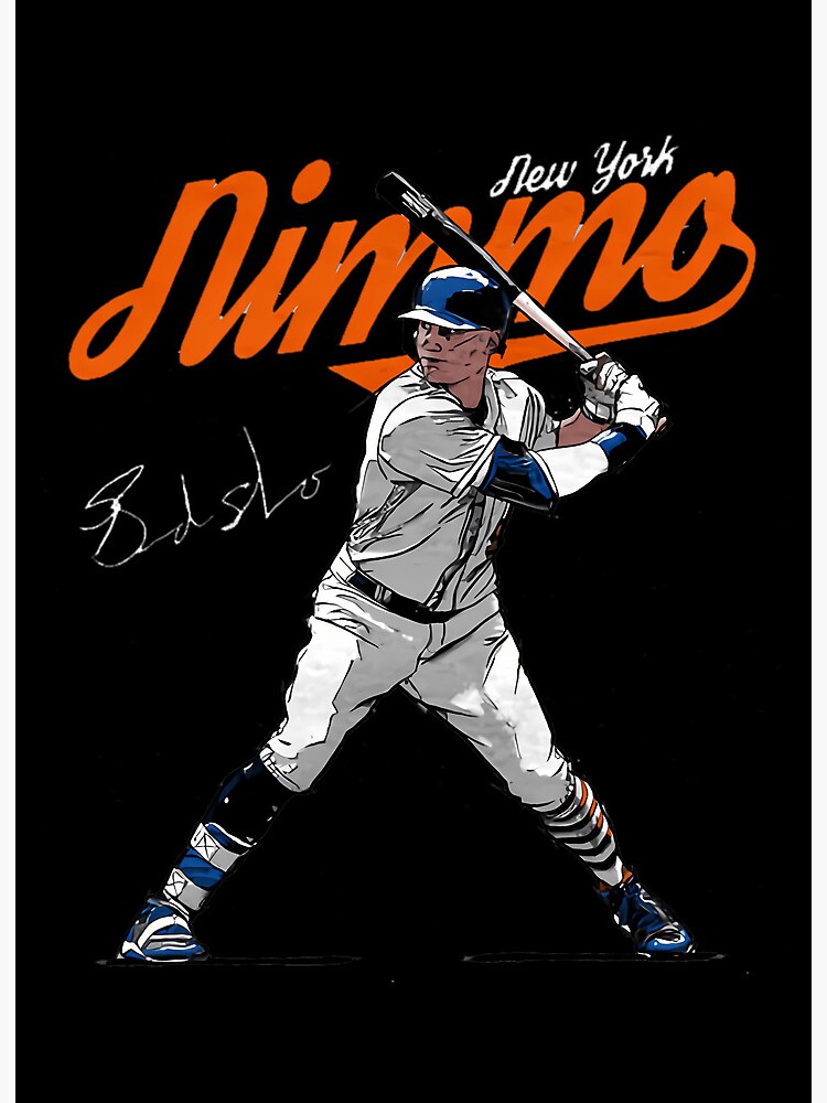 Brandon Nimmo Baseball Paper Poster Mets