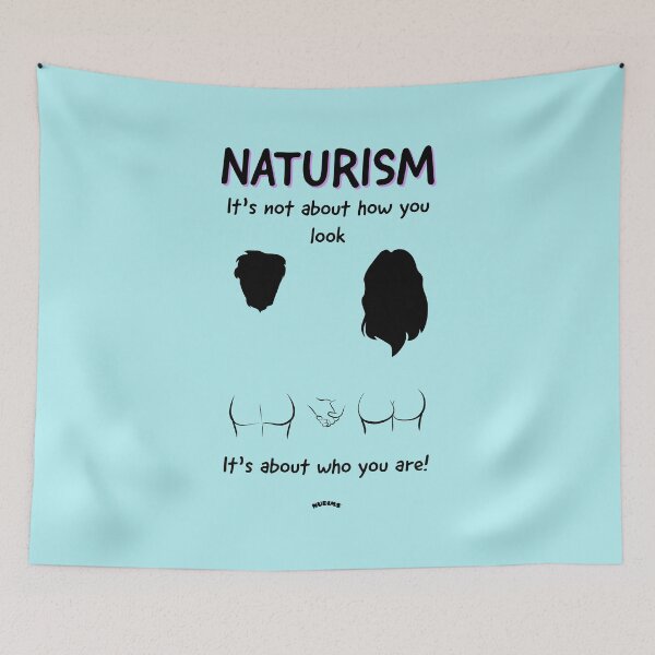 Item preview, Naturism It's not about how you look - bums designed and sold by NUDIMS.