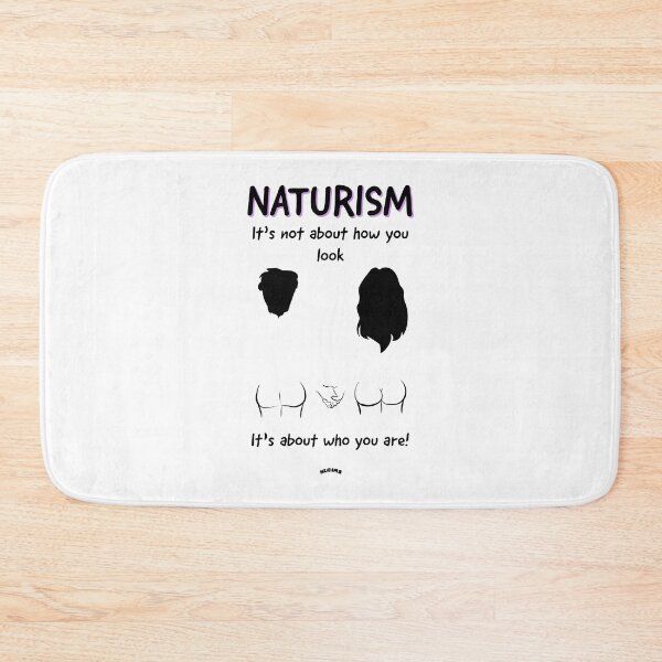 Item preview, Naturism It's not about how you look - bums designed and sold by NUDIMS.