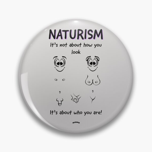 Item preview, Naturism It's not about how you look - couple front designed and sold by NUDIMS.