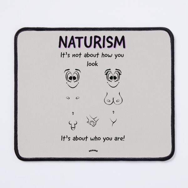Item preview, Naturism It's not about how you look - couple front designed and sold by NUDIMS.