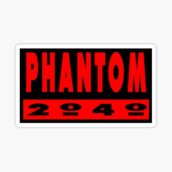 Phantom 2040 logo Sticker