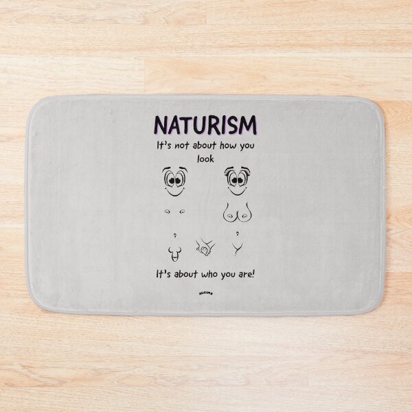 Item preview, Naturism It's not about how you look - couple front designed and sold by NUDIMS.