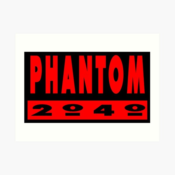 Phantom 2040 logo Art Print