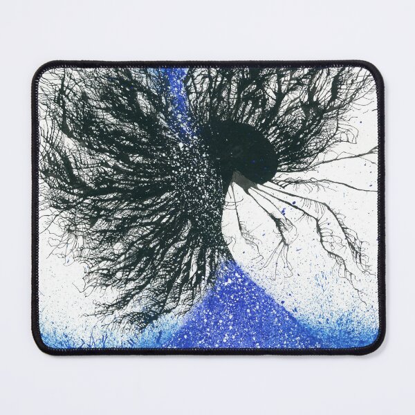 Item preview, The Story Of A Free-Spirited Soul #628 Bold Unique New Age Original Hand-painted OOAK Abstract Painting In Blue Black And White Inspired By Brain Cells Neurons Neuroscience Biology Universe Space Art designed and sold by Rainbow Artist Orlando L.