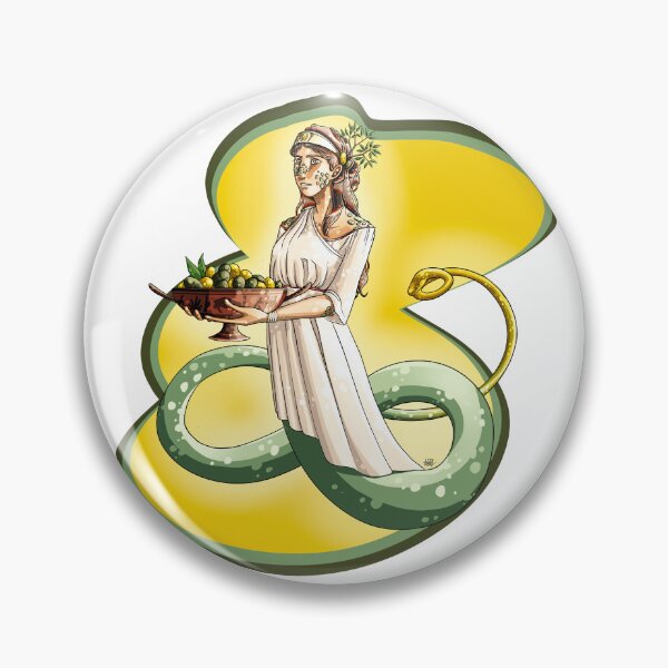 Item preview, Ancient greek mermaid olive designed and sold by aziliart.