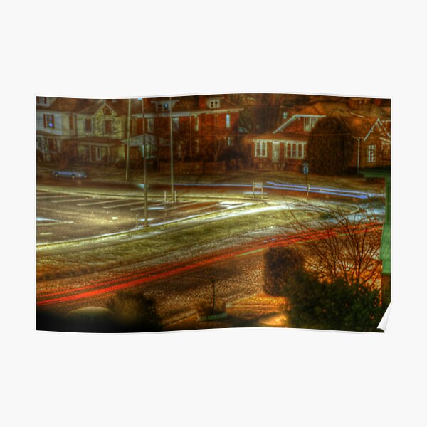Long Exposure Street HDR Poster